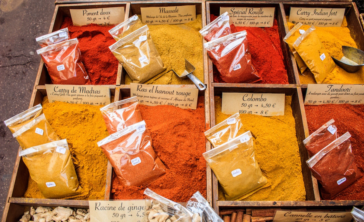 Spices on Packs