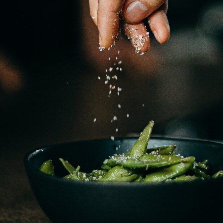 Pouring Spices in Bowl